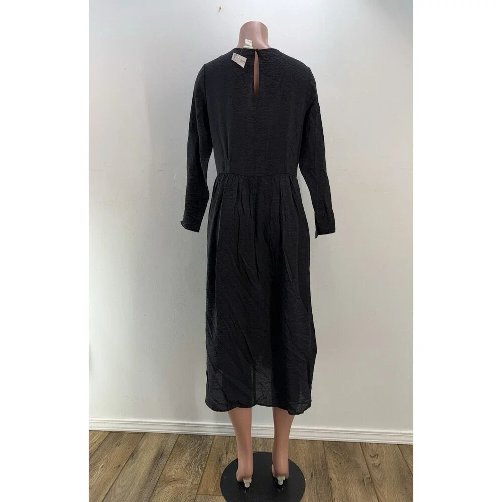 NEW H&M Black Dress Size X Small (0-2) - Picture 2 of 15